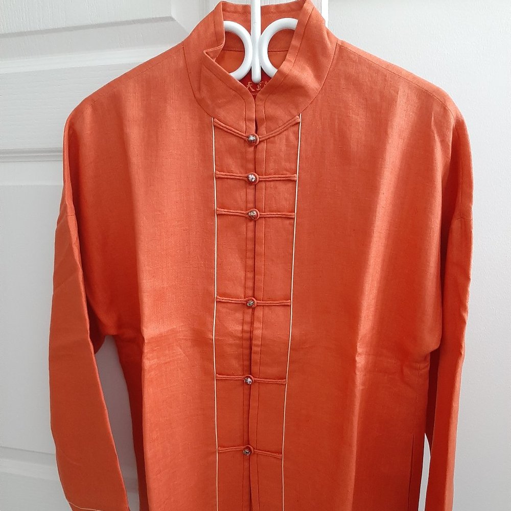 Chinese linen vest